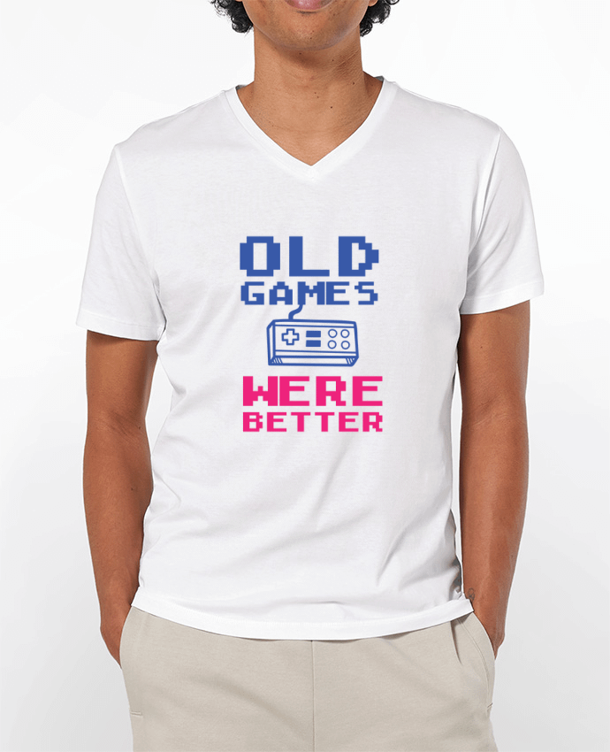 T-shirt homme Old games were better par tunetoo