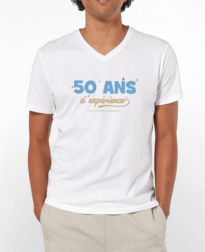 T-shirt homme 50 ans d'expérience - Anniversaire par tunetoo
