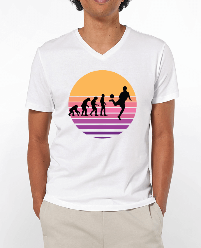 T-shirt homme Evolution de l'homme FOOTBALL par Cheerocki