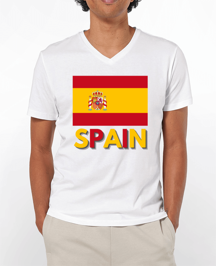 T-shirt homme Drapeau Espagne par Anastasia