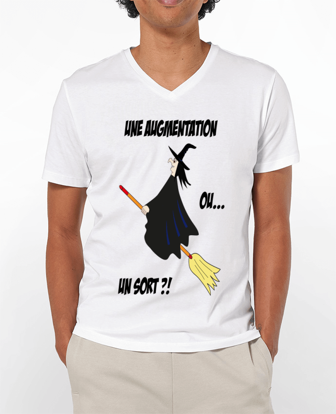 T-shirt homme SORCIERE HALLOWEEN WITCH TRAVAIL WORK AUGMENTATION SALARY INCREASE par                