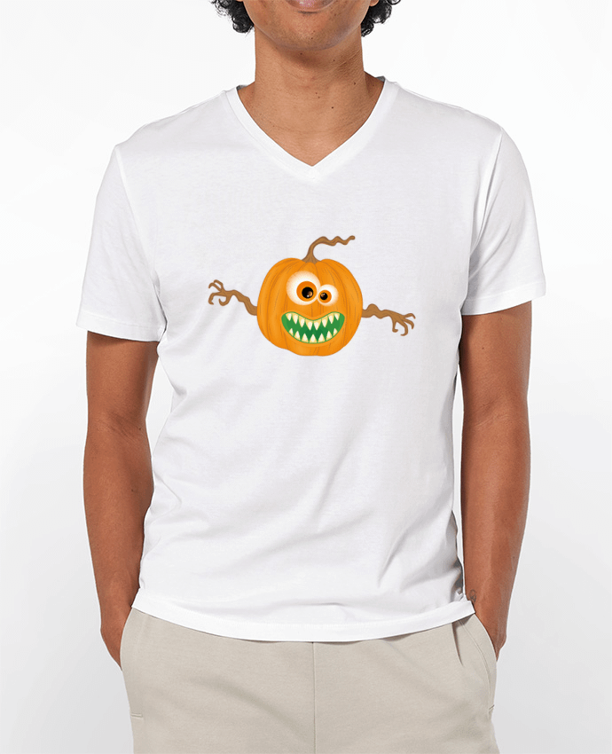 T-shirt homme Monstre citrouille halloween par Lumagayo
