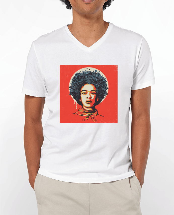 T-shirt homme Flower Power par Balàzs Solti