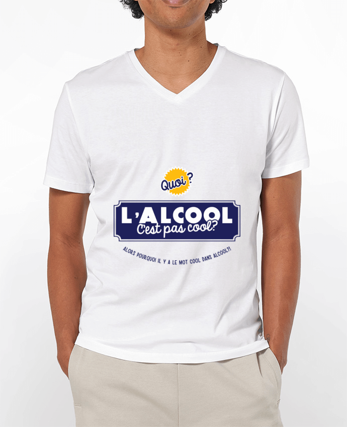 T-shirt homme L'alcool c'est cool par PTIT MYTHO