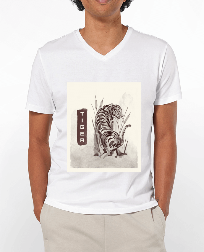 T-shirt homme Tiger par SilG