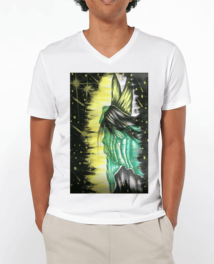 T-shirt homme angel par Kaoutar fashiondesigner