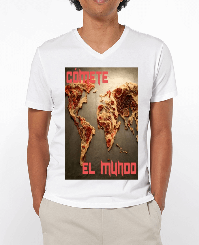 T-shirt homme Cómete el mundo! par a-Creations