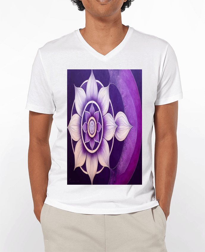 T-shirt homme Mandala Loto par a-Creations