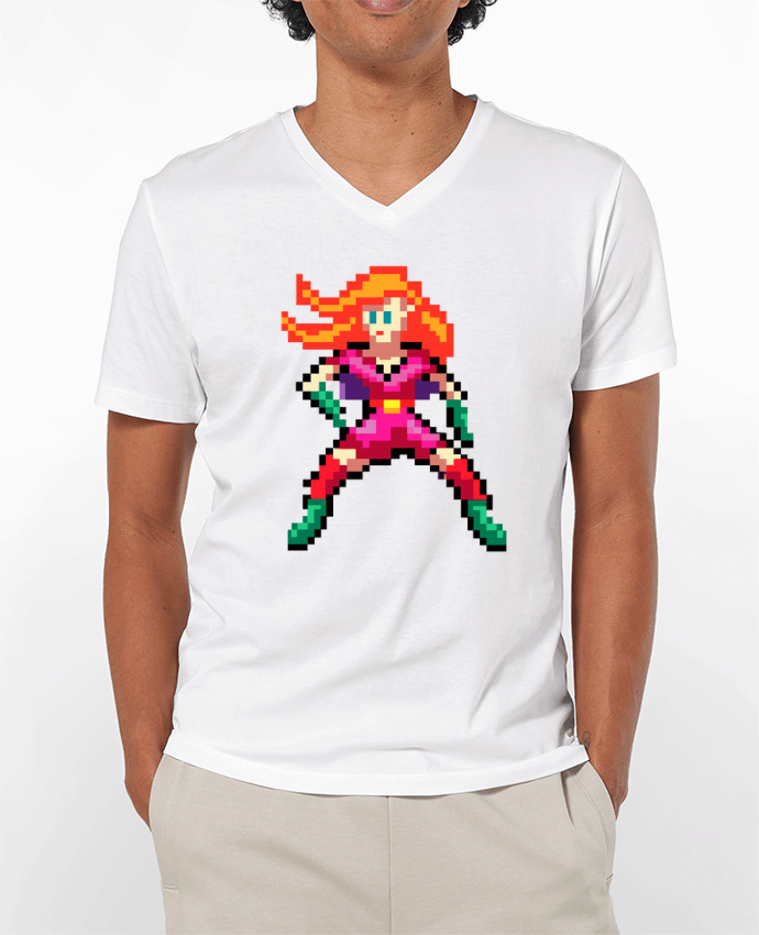 T-shirt homme Super héroïne - Red par justsayin