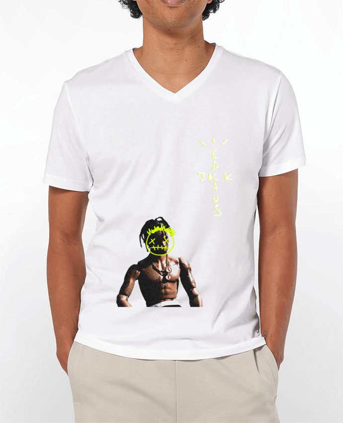T-Shirt V-Neck Men 180g CACTUS JACK TEE by MR. RAGGI