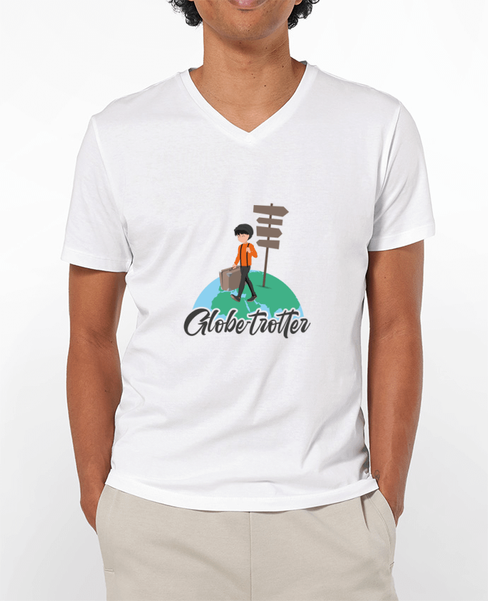 T-shirt homme Globe-Trotter 4 par Sheepandco