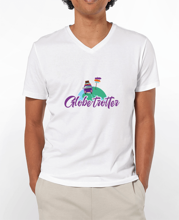 T-shirt homme Globe-Trotter 2 par Sheepandco