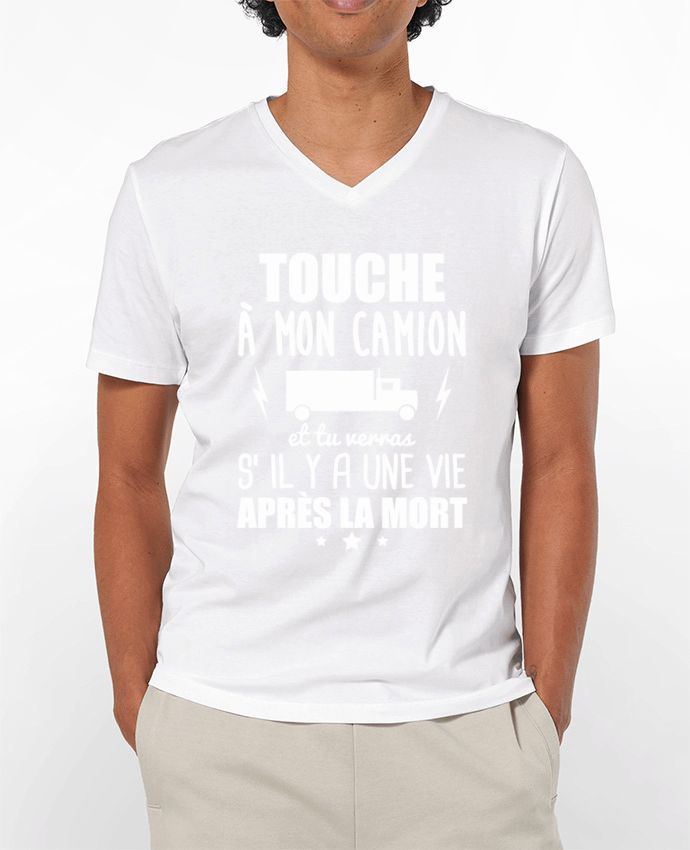 T-shirt homme Touche à mon camion, chauffeur routier par Benichan