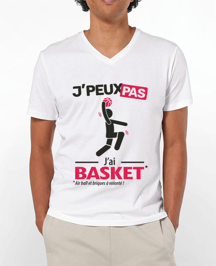 T-shirt homme Je peux pas j'ai basket ! par LilouZen