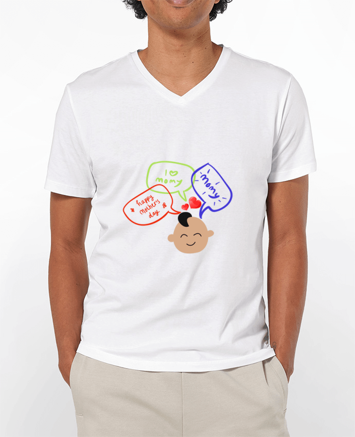 T-shirt homme maman  love y par ayadesigne