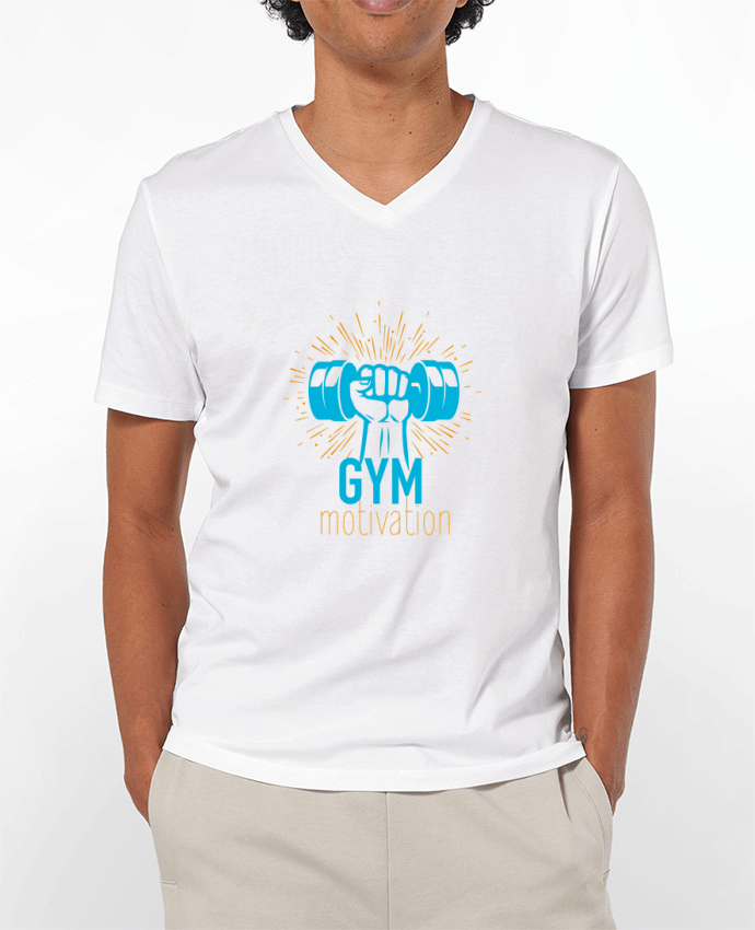 T-shirt homme Gym motivation par Angesalda