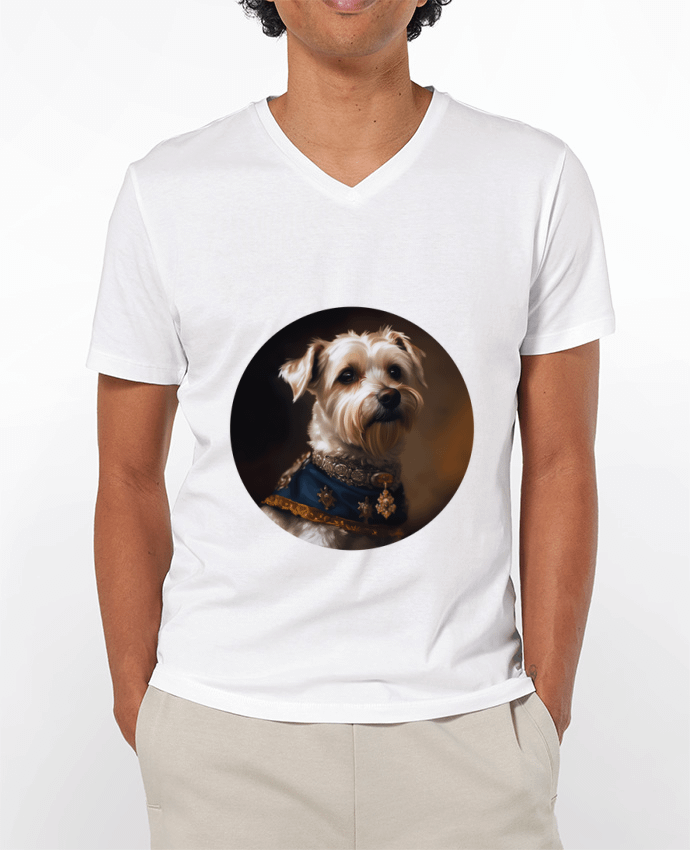 T-shirt homme chien médaillé par EliseDesign