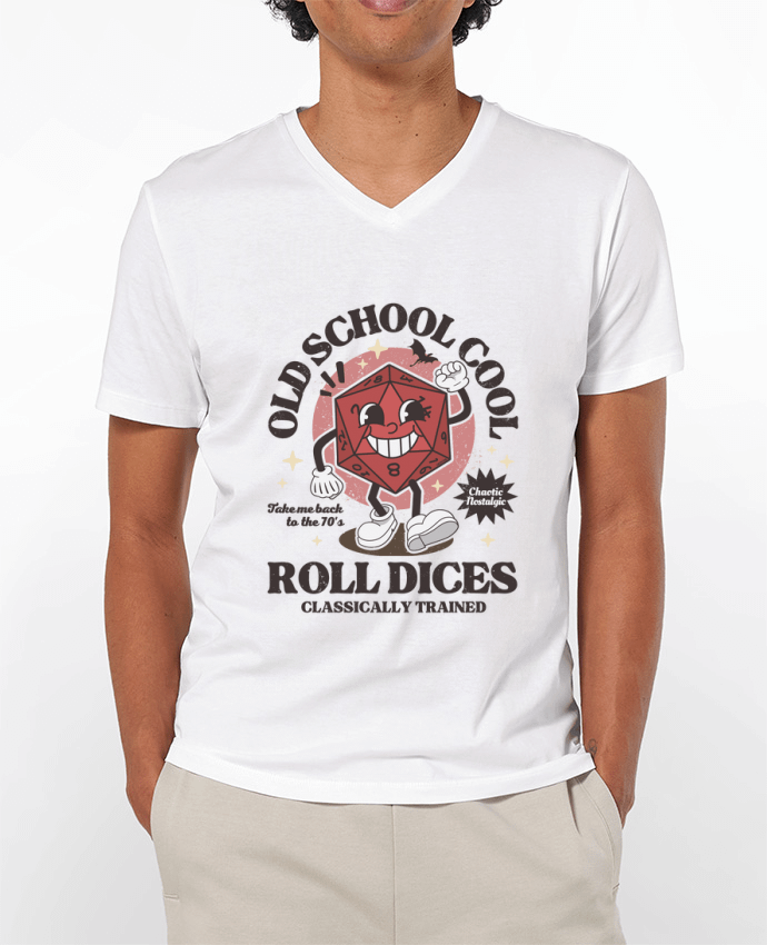 T-shirt homme Old school d20 - D&D par LM2Kone