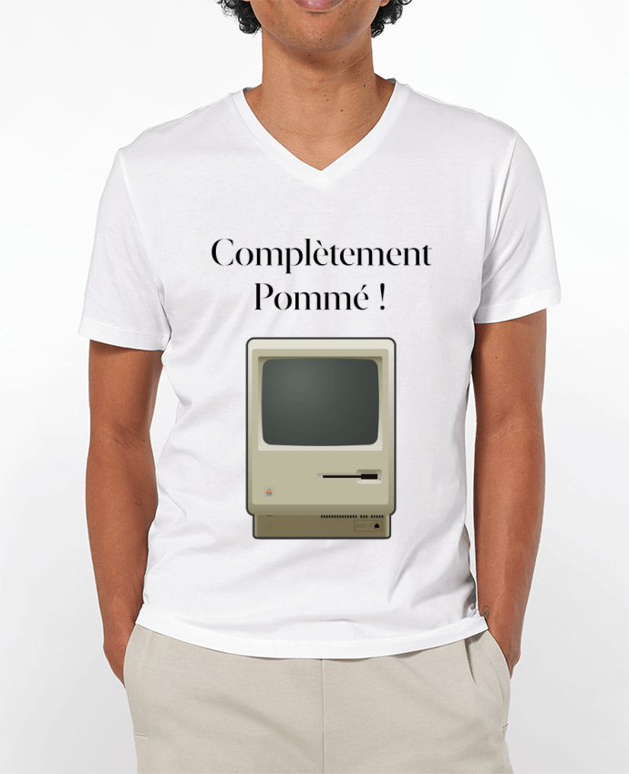 T-shirt homme Complètement Pommé Classic Mac par Nicolaiev