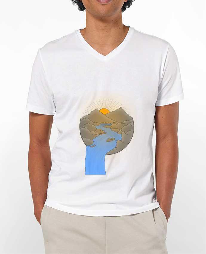 T-shirt homme Paysage par Sazuka