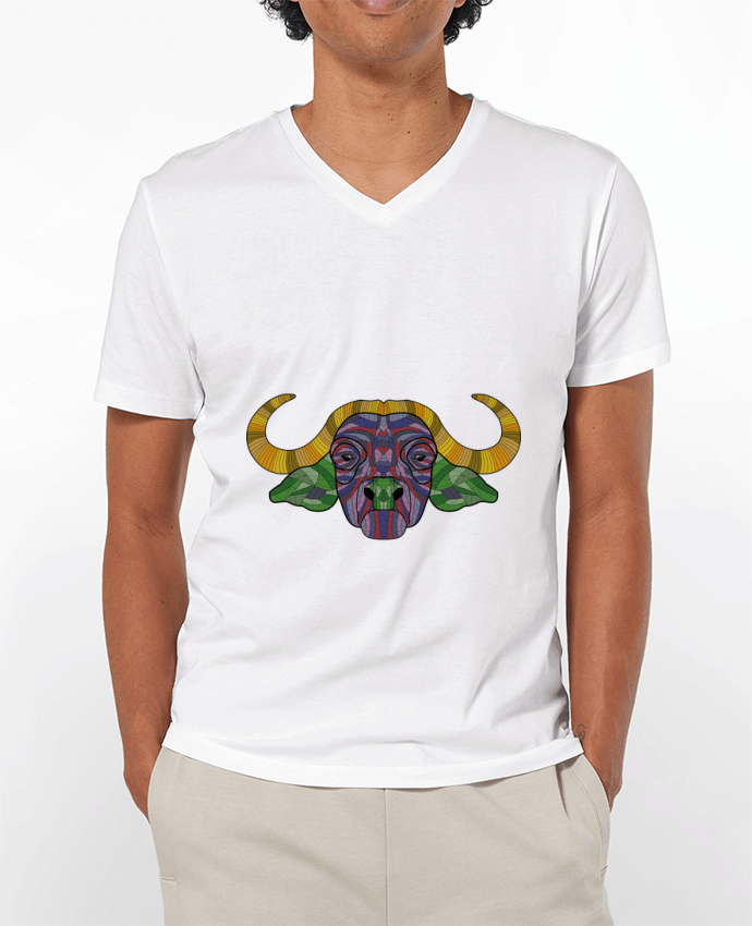 T-shirt homme Buffle coloré par Molren