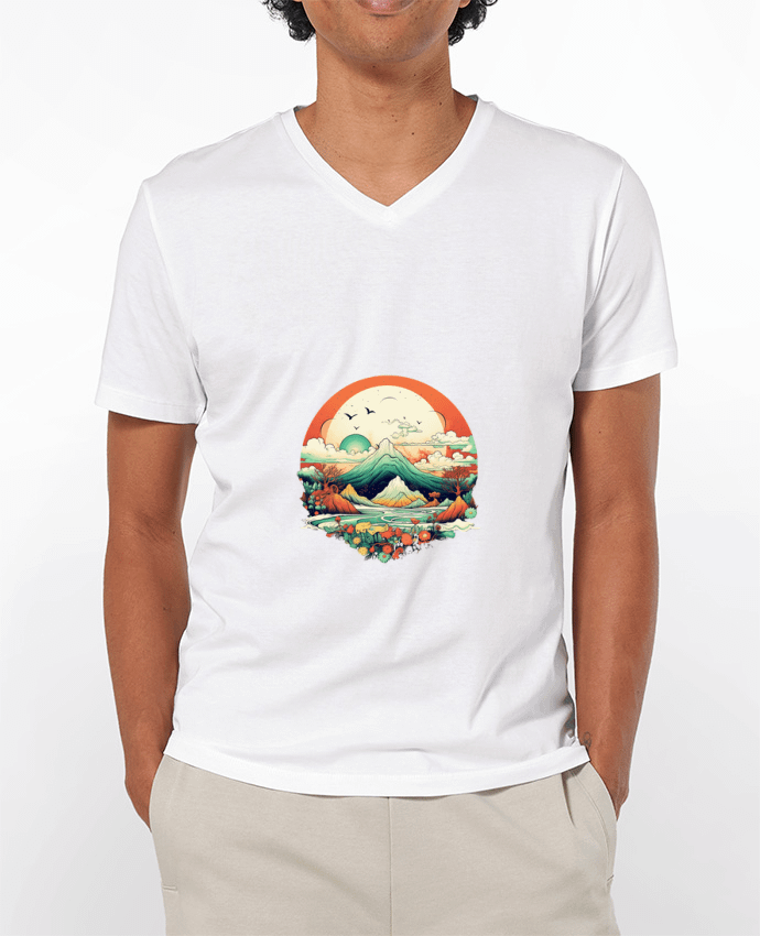 T-shirt homme Exotic Summer Vibes par TheWolfofArt