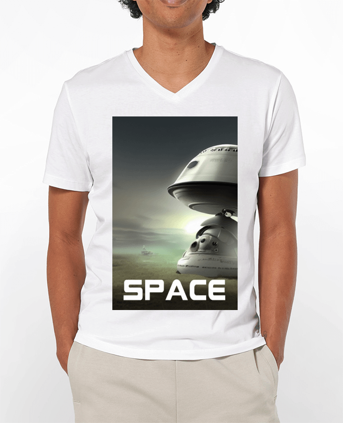 T-shirt homme STATION MARS par Goryl graph