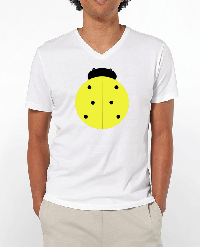T-shirt homme Coccinelle jaune par Les Caprices de Filles