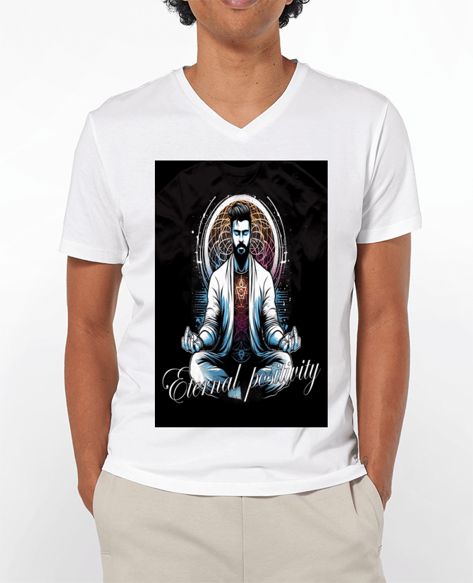 T-shirt homme meditation 5 par Eternal Positivity