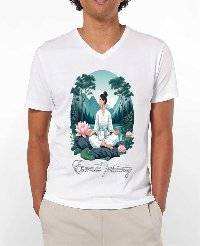 T-shirt homme Yoga par Eternal Positivity