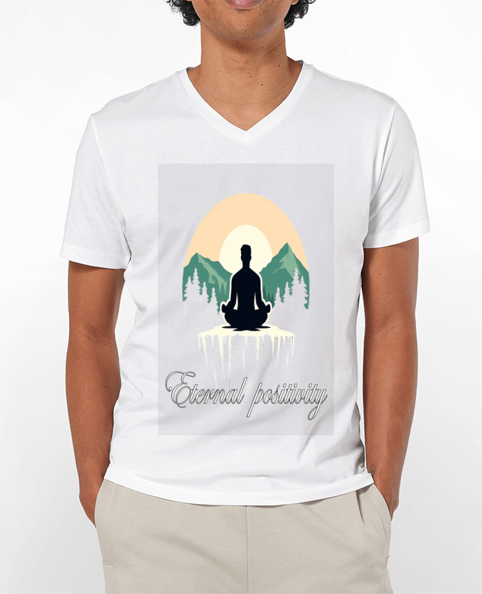 T-shirt homme meditation 7 par Eternal Positivity