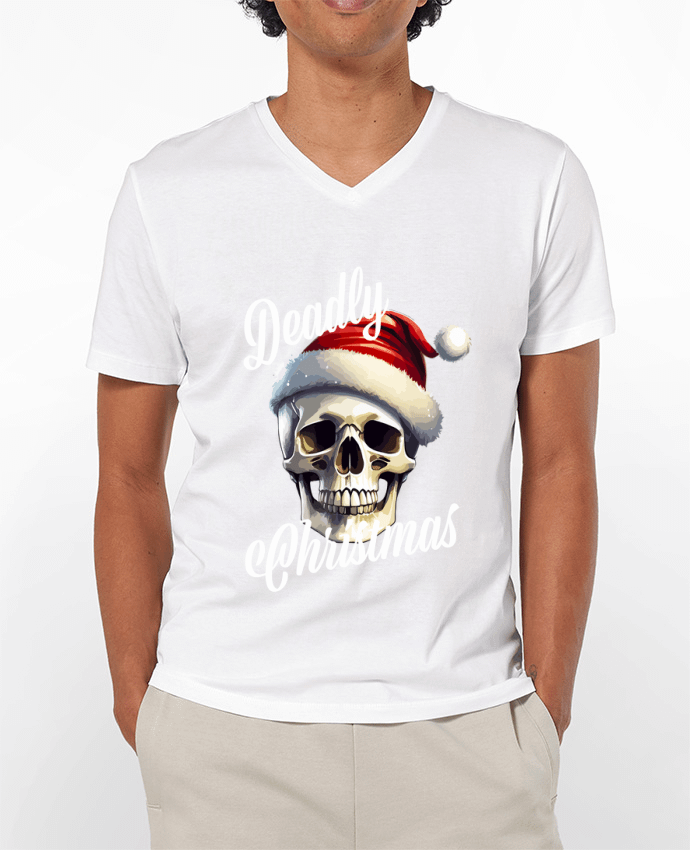 T-shirt homme Skull Noël. Deadly Christmas par Featheart