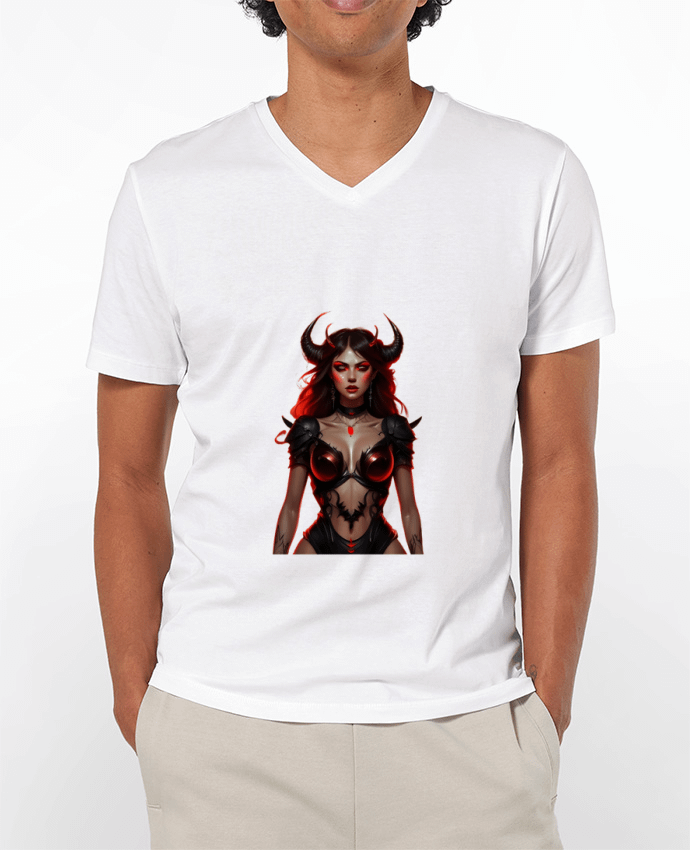 T-shirt homme femme demoniaque par vlad974