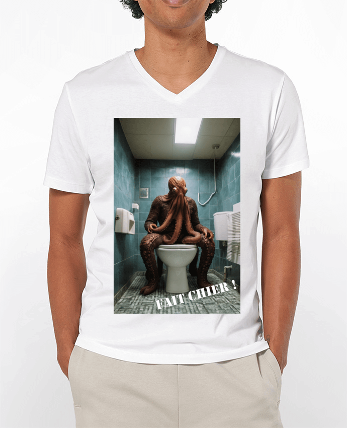 T-shirt homme Tête de poulpe par TiA