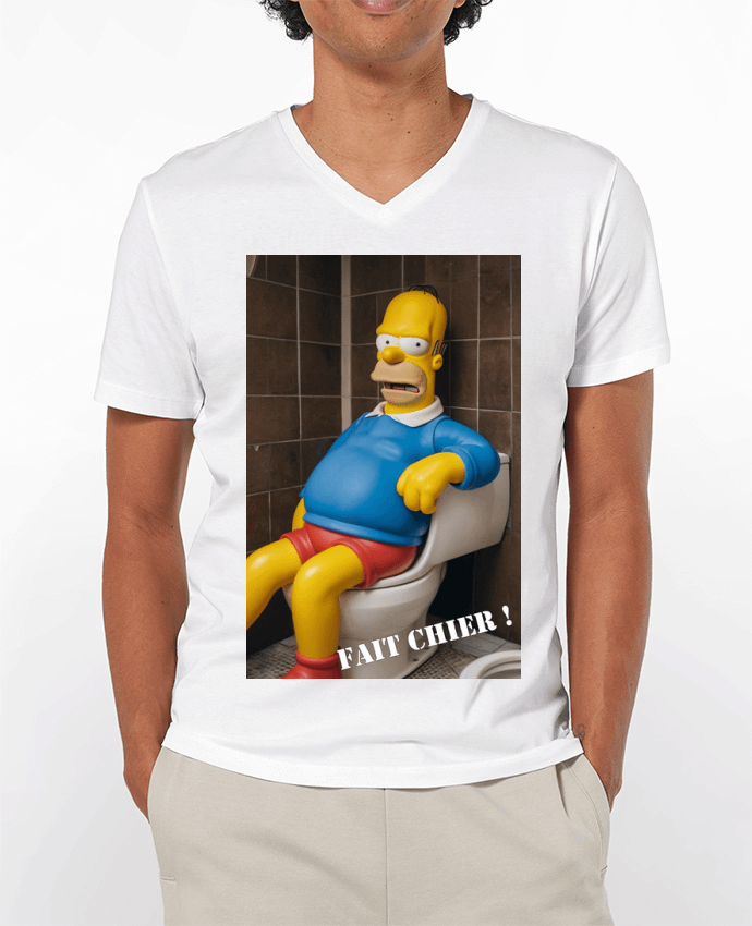 T-shirt homme Omer Simpson par TiA