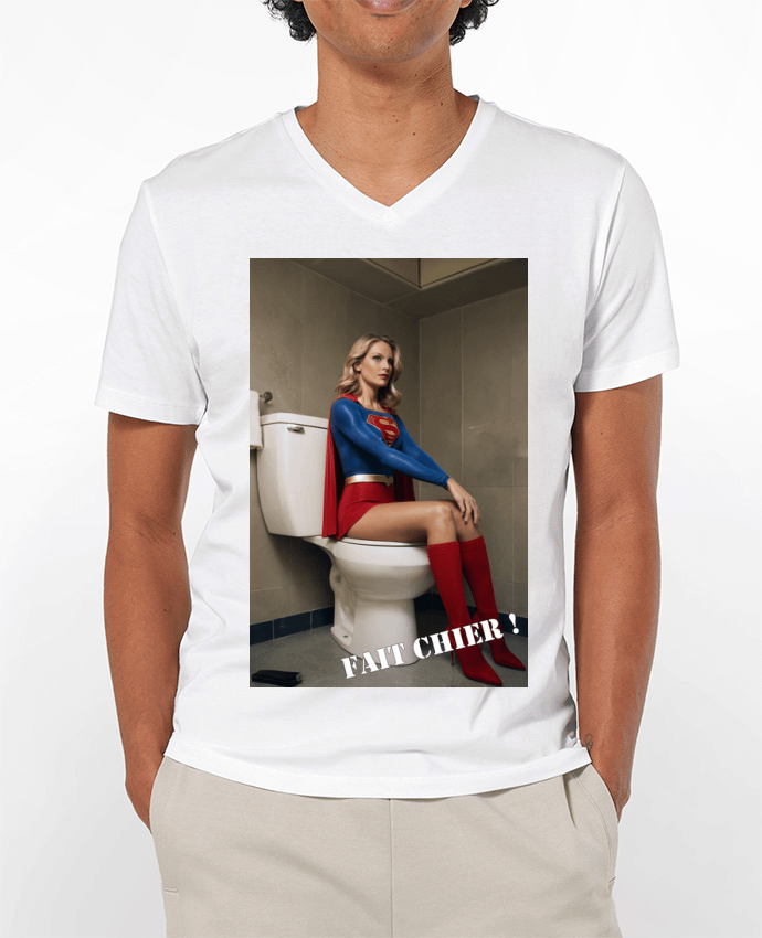 T-shirt homme Super Girl par TiA