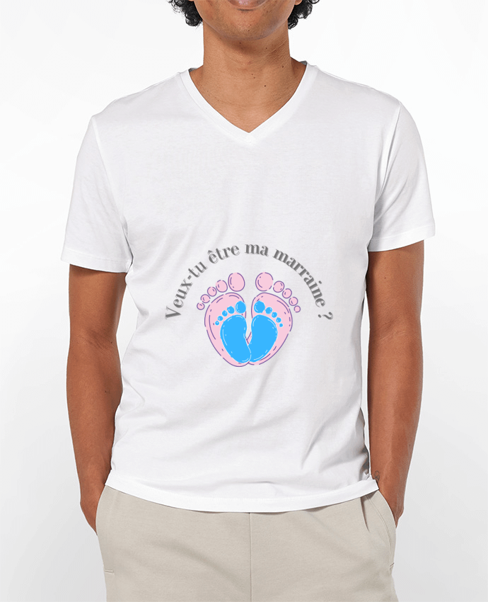 T-shirt homme Veux-tu être ma marraine ? par MJDesign