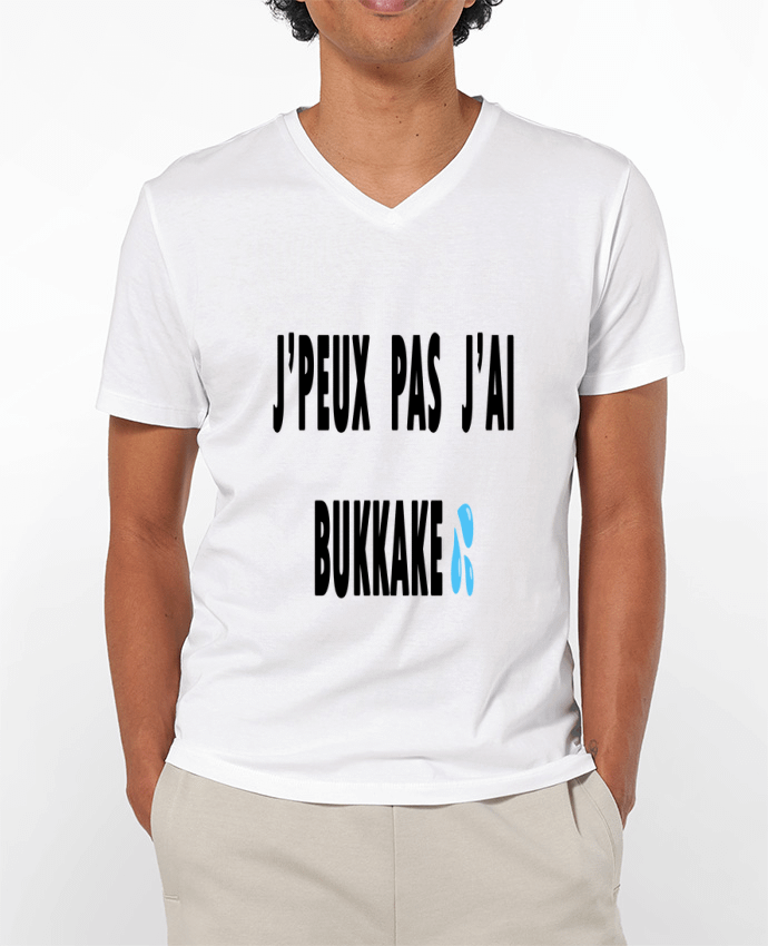 T-shirt homme j'peux pas j'ai bukkake par Mikado282