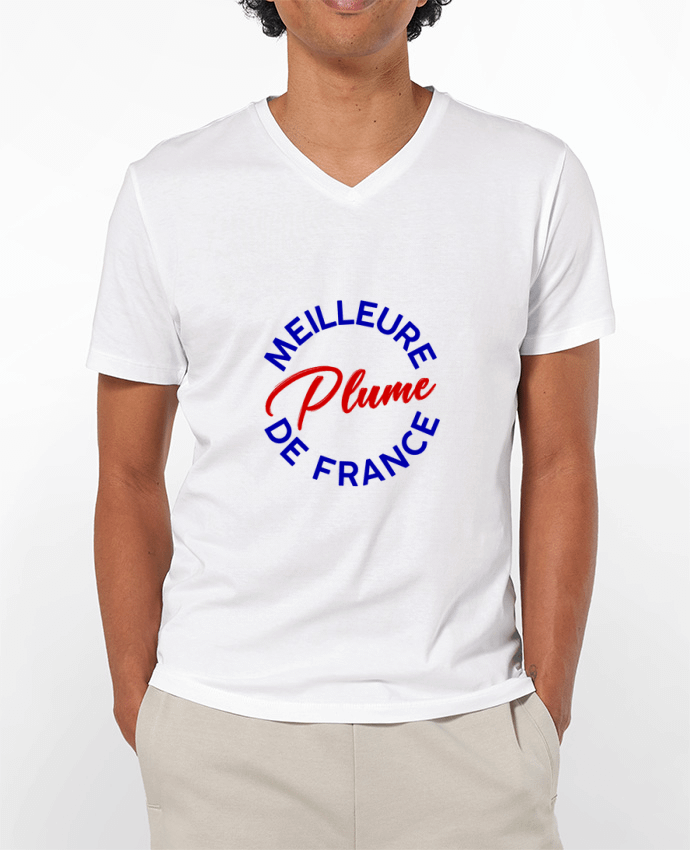 T-shirt homme Meilleure plume de France par OriflammeDesign