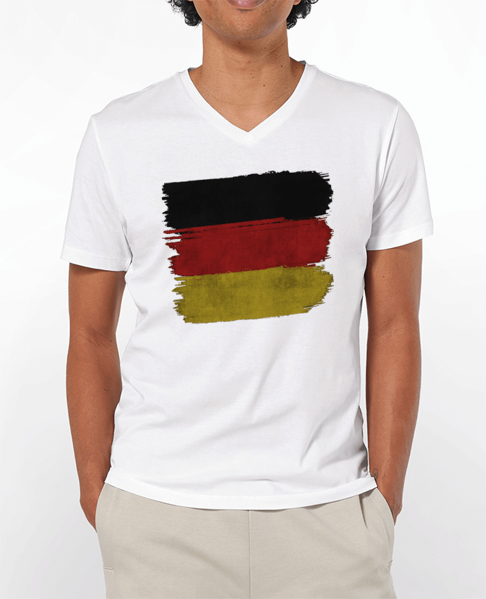 T-shirt homme Drapeau Allemand par KronoArt