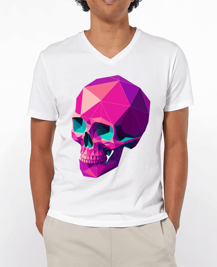 T-shirt homme Crâne Géométrique par KronoArt