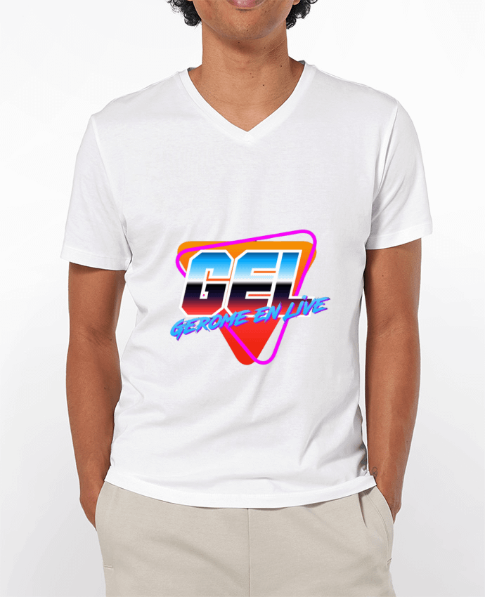T-shirt homme Logo GEL classic par Gerome En Live