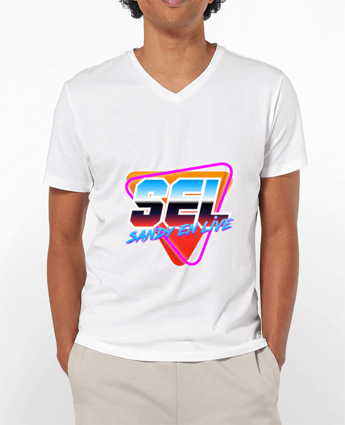 T-shirt homme Sandy En Live par Gerome En Live