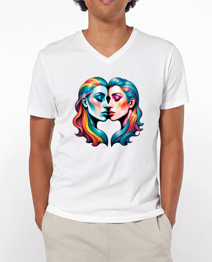 T-shirt homme LOVE WITHOUT LIMITS par 33designerarte