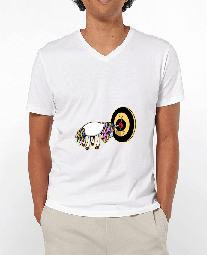 T-shirt homme Licorne et fléchettes par TOMI AX