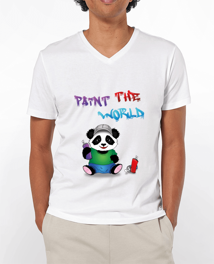 T-shirt homme Paint The World par 50NuancesDeGraph