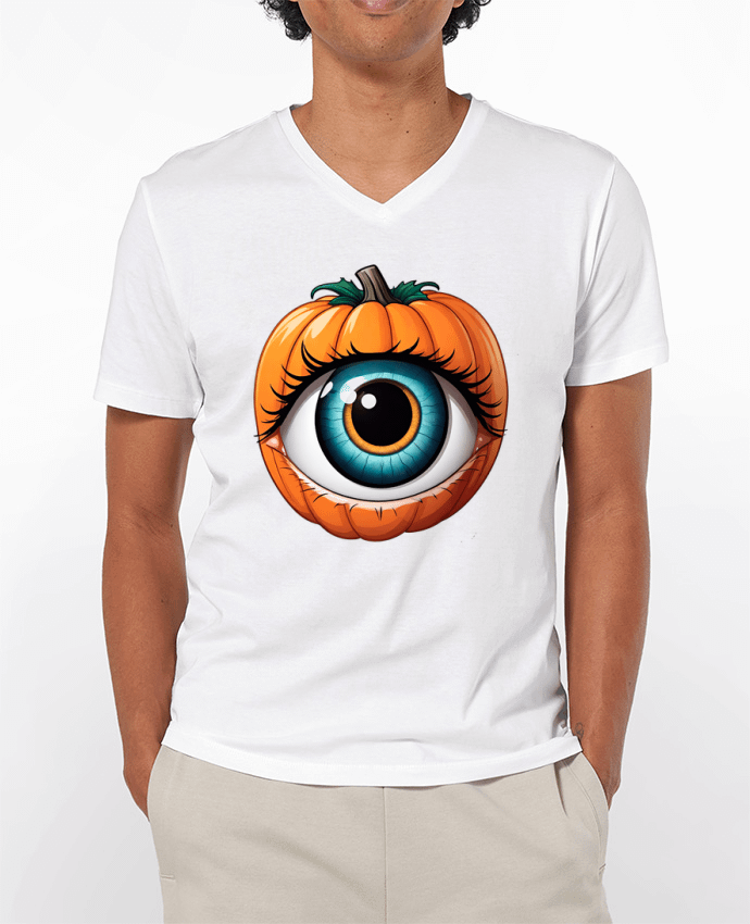 T-shirt homme THE LOOK OF THE PUMPKIN par 33designerarte