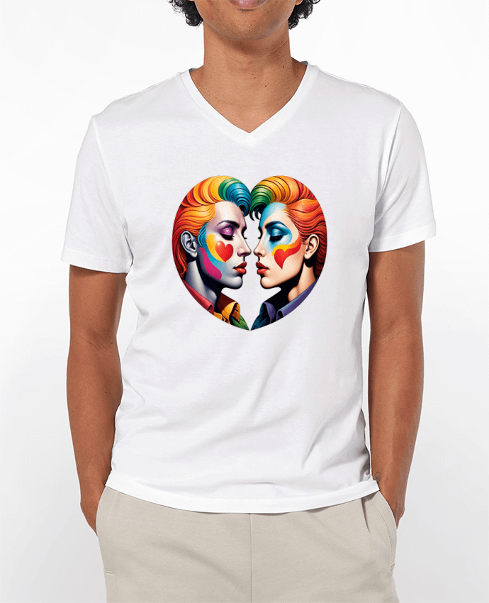T-shirt homme UNITED HEARTS par 33designerarte