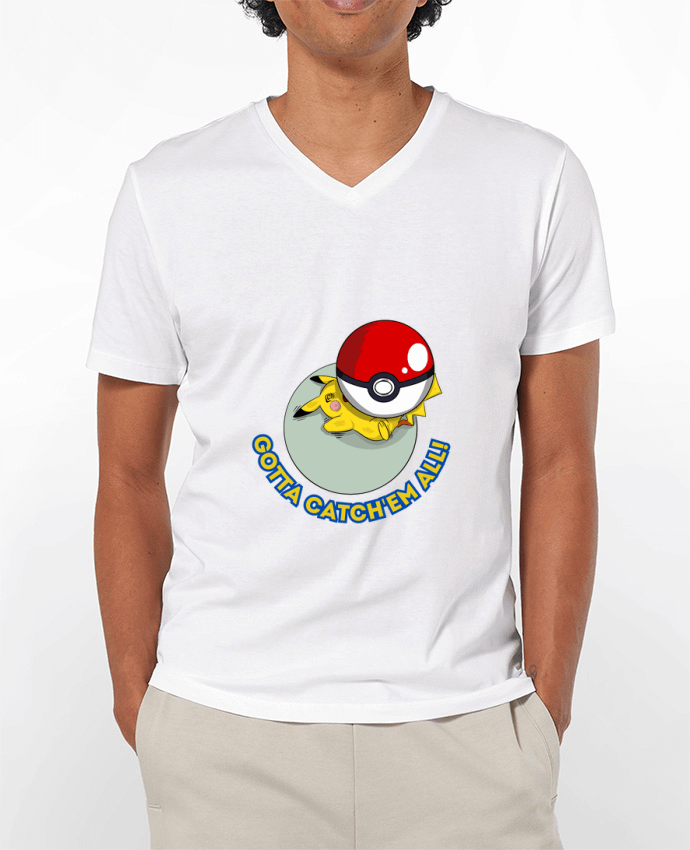T-shirt homme captured pikachu par Darkafreak