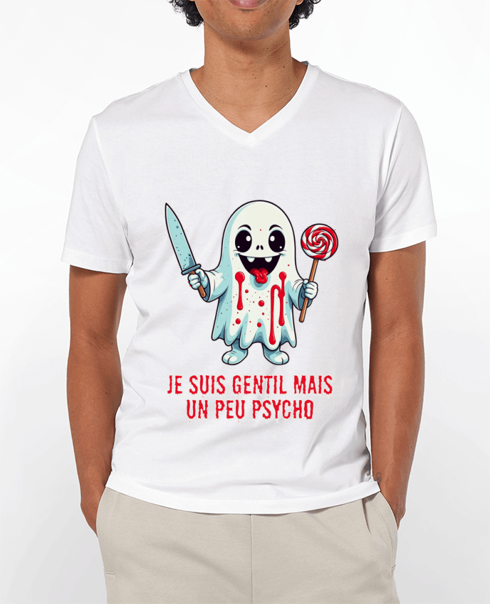 T-shirt homme Je suis gentil mais un peu psycho par Phocea Editions